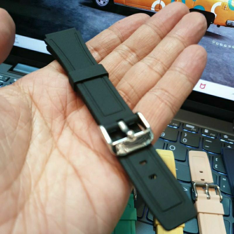 Tali strap jam tangan 18MM 18 MM Q&amp;Q QQ Casio Kwalitas original 18