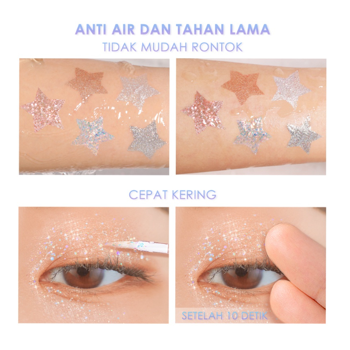 Focallure Starlight Liquid Eyeshadow Shimmer Eye makeup