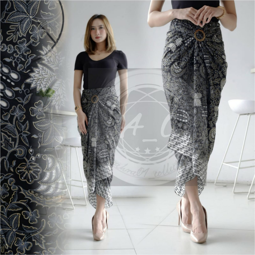 Rok Remple Batik Rok Lilit Instan Bawahan Kebaya Premium Jumbo