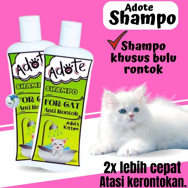 Sampo Shampo Kucing Anjing Anti Bulu rontok 2× Lebih Cepat Atasi bulu Rontok Shaestore15