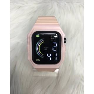 JAM TANGAN PRIA WANITA STRAP RUBBER LED R9S