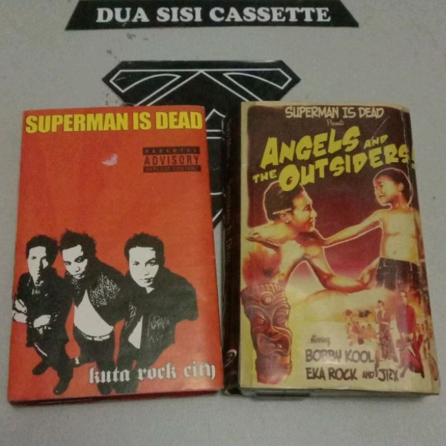 paket kaset superman is dead - angels and the outsiders - kuta rock city