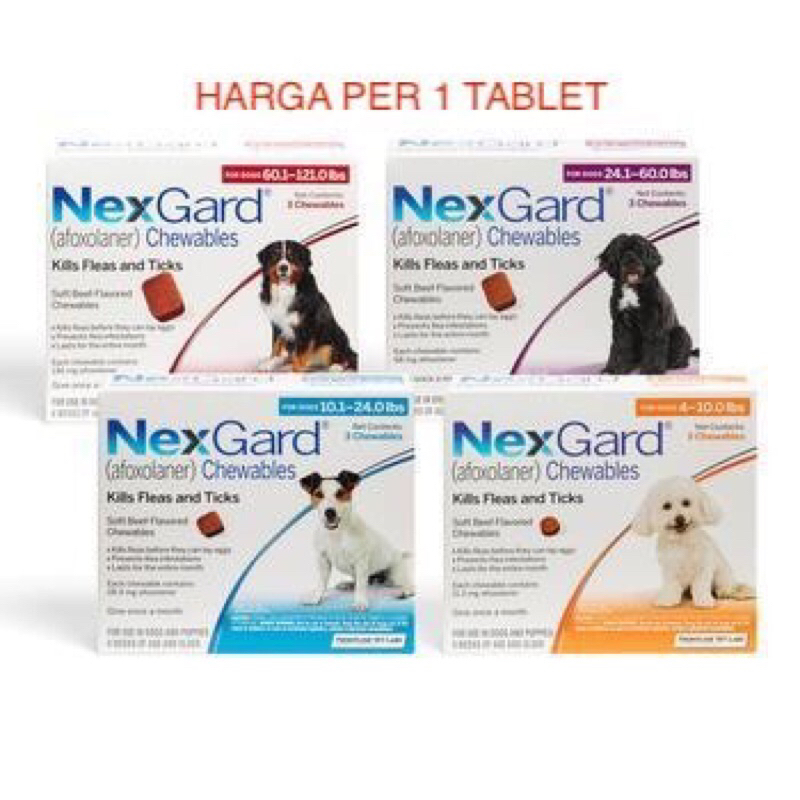 Obat kutu anjing Nexgard