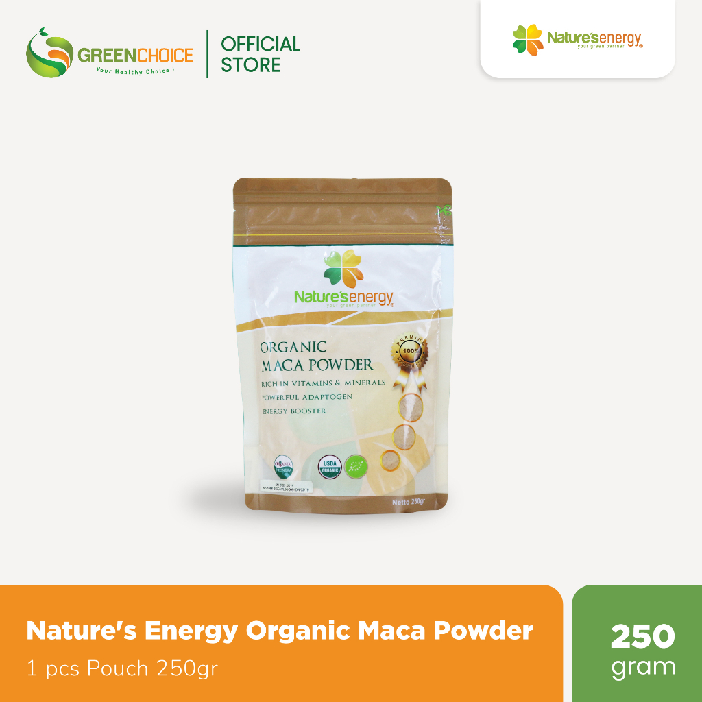 

Organic Maca Powder 250gr - Nature's Energy Organik Maca