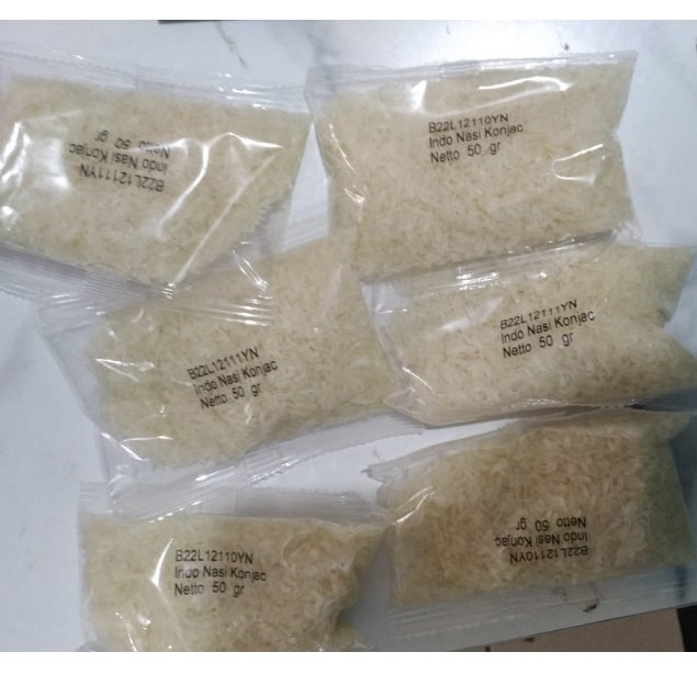 

Beras Porang Konjac Rice Nasi Diet Sugar free 50 g