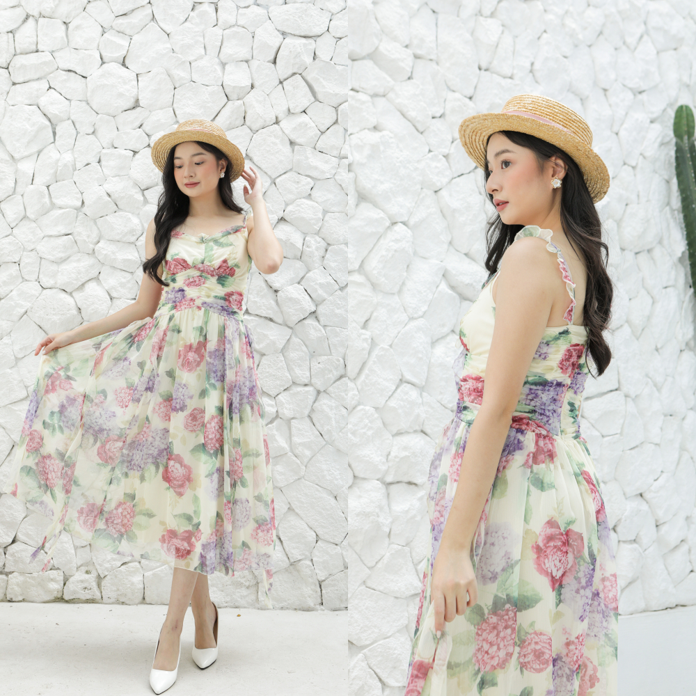Ethereal - Isabel Maxi Flower Dress