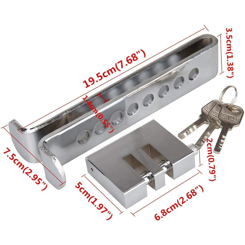 Kunci Stir Setir Kunci Pedal Mobil Anti Maling Leiqi Original Kunci Pengaman Pedal Mobil