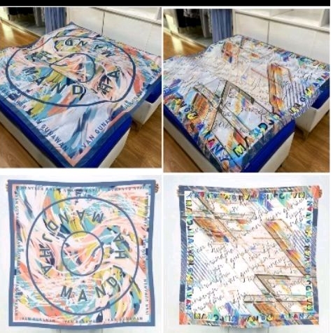 YOUTHFUL BLUE SCRAF & SPECTRUM WHITE MANDJHA BY IVAN GUNAWAN