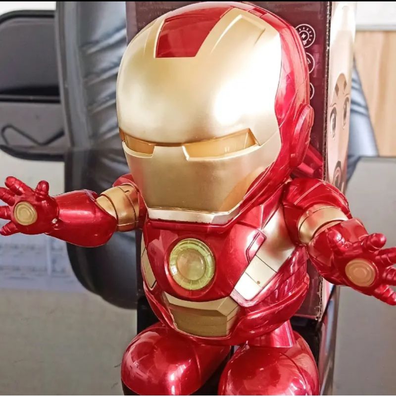 0821-MAINAN ANAK DANCE ROBOT IRONMAN
