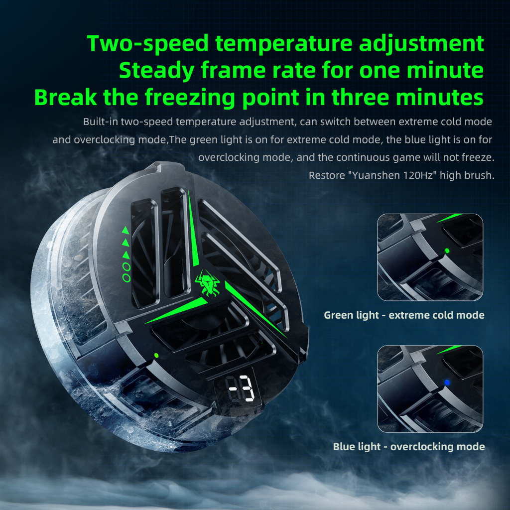 PLEXTONE EX1 PORTABLE COOLER MOBILE PHONE TURBOFAN ICE RADIATOR FAN