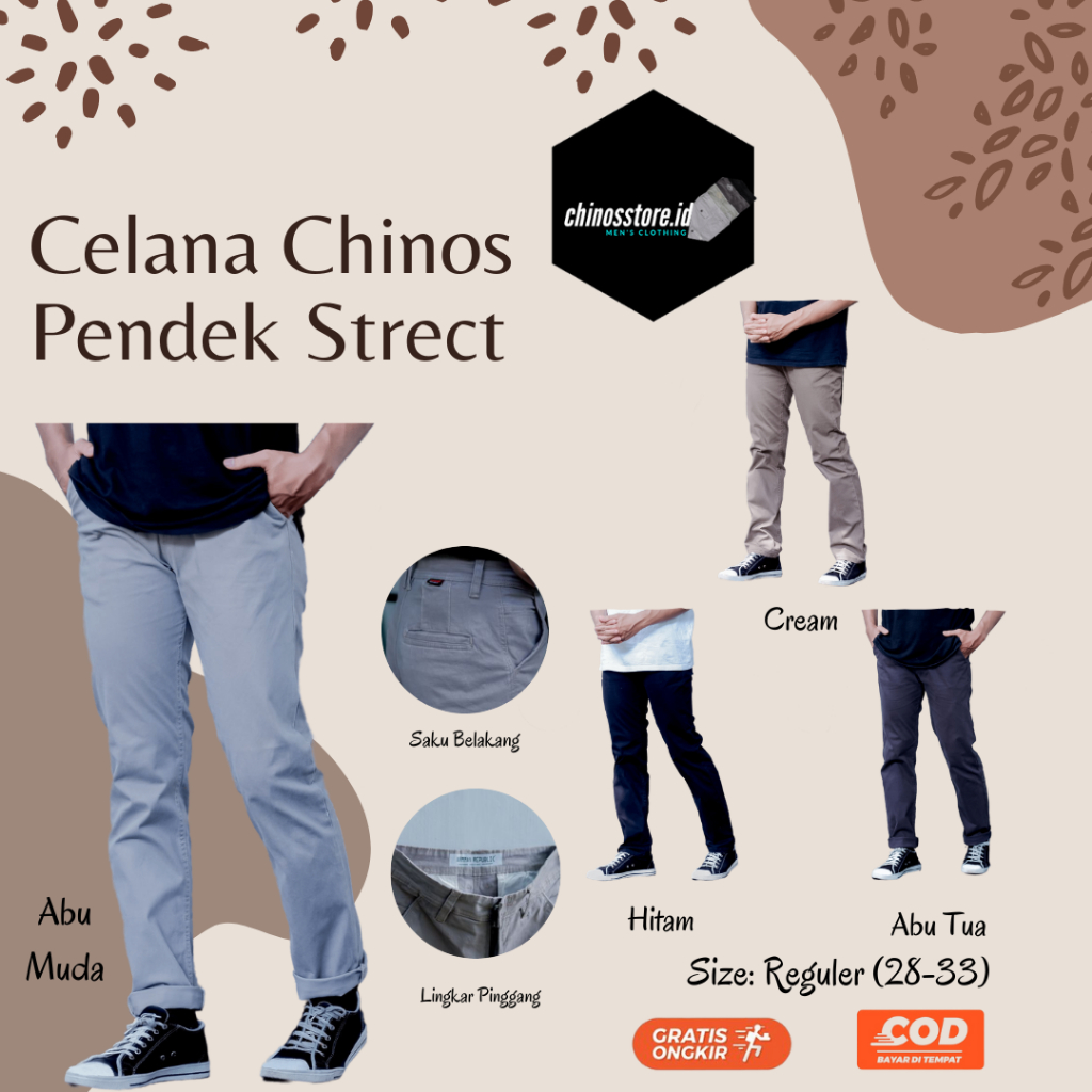 Celana Chinos Panjang Pria Dewasa Model Strect Melar Size Jumbo / Chino Panjang Jumbo Premium