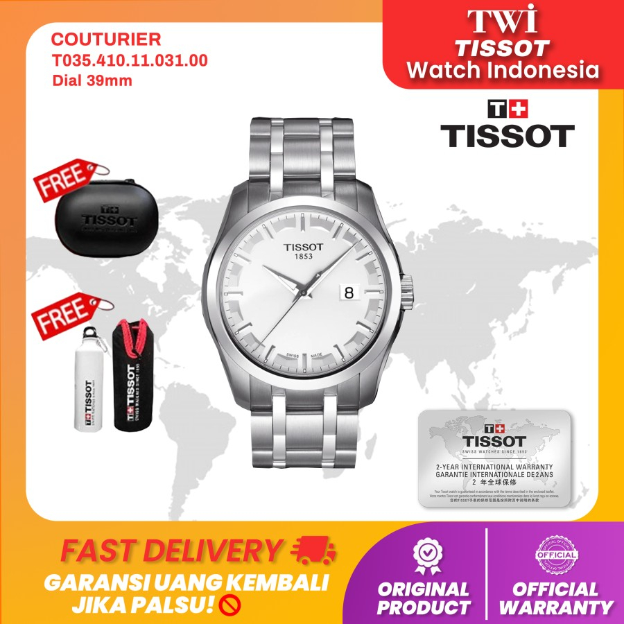 Jam Tangan Pria Tissot Couturier T035.410.11.031.00 Analog