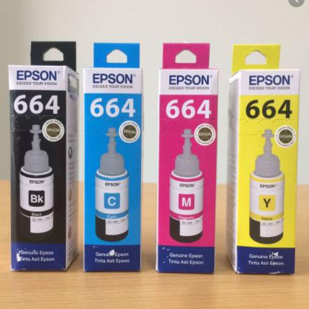 ITSTORE Tintan Epson 664 epson 003 ORIGINAL 100% SERIES L3110 L3150 L3100 L1110 L3101 L5190 Printer L121 L100 L110 L120 L200 L210 CYAN MAGETAN YELLOW BLUE