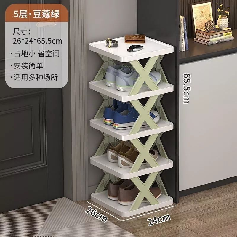 US390 Rak Sepatu 4 Susun Plastik Tempat Sepatu Rak Serbaguna By Toko Haji Usman