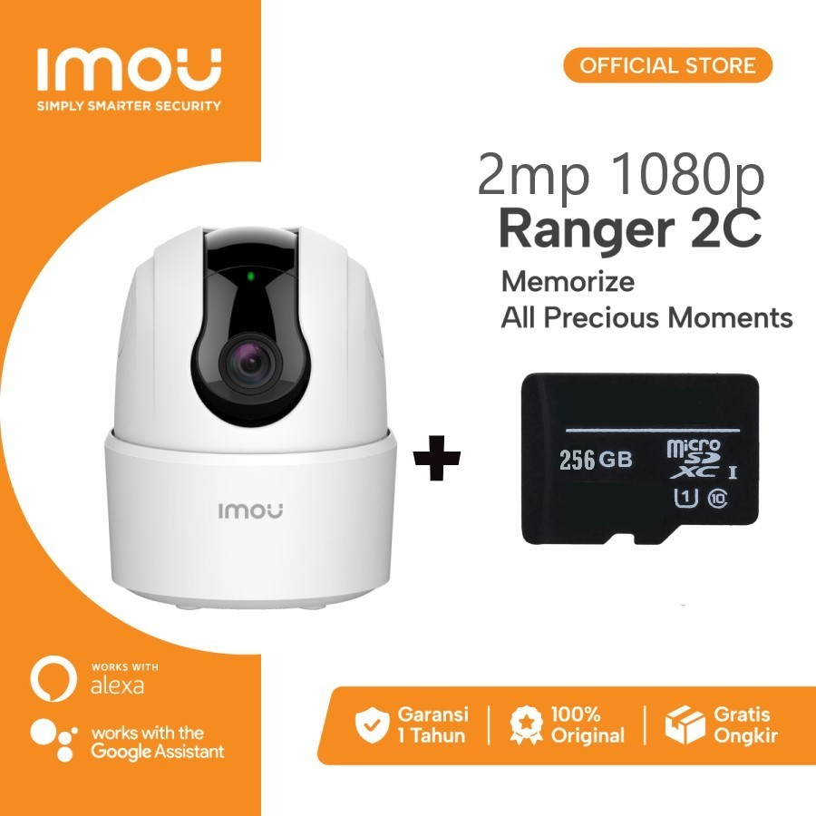 kamera Camera Imou Ranger 2C Smart Ip Cam CCTV 1080 2MP Garansi Resmi