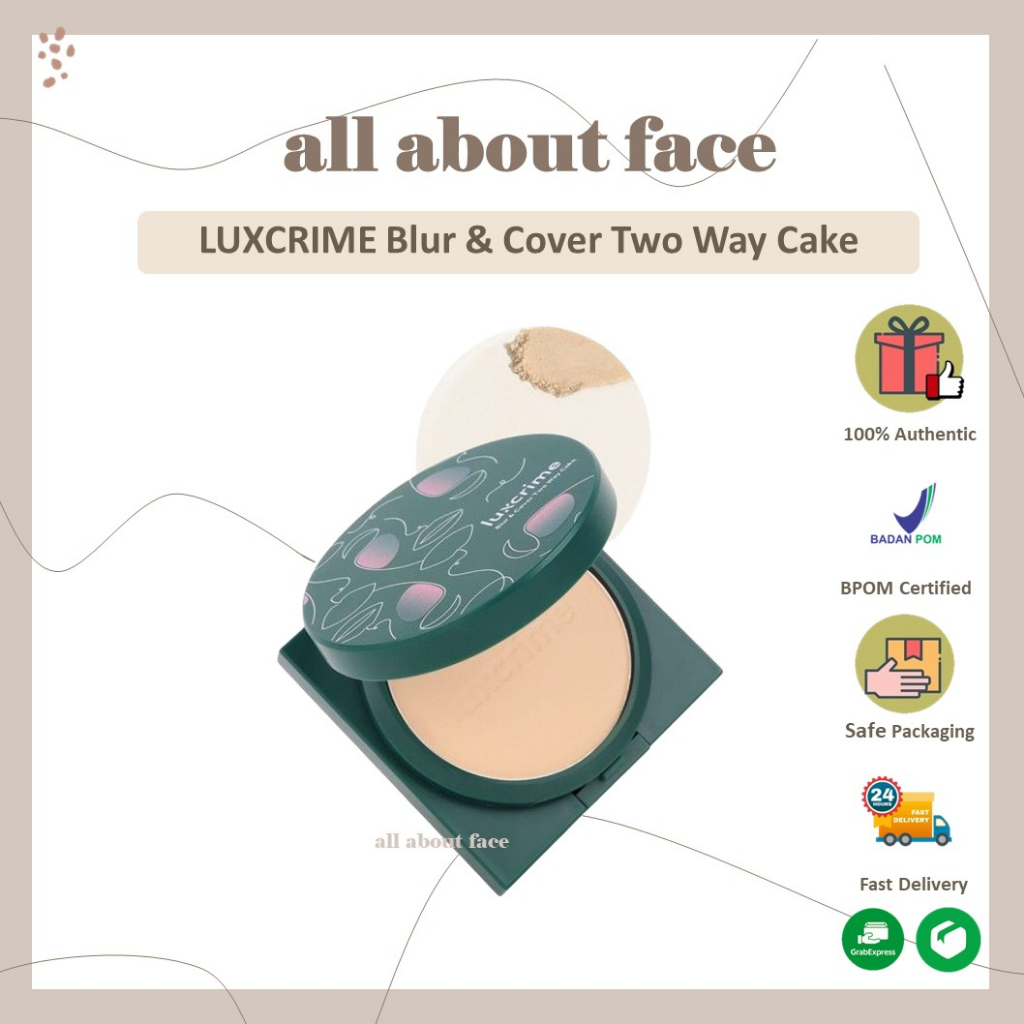 (SALE) LUXCRIME Blur and Cover Two Way Cake ORIGINAL | Luxcrime TWC