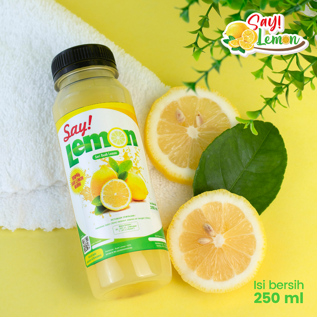 

Say Lemon - Diet Hemat | Sari Jus juice Air Lemon Peras Asli Ori | Original 100% Murni | BPOM