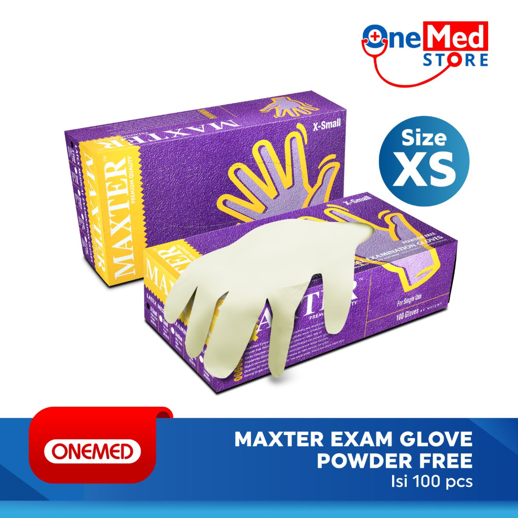 Sarung Tangan Maxter Exam Glove Non Powder OJ