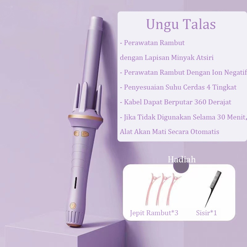 Automatic Hair Curler Ceramic Catokan Keriting Rambut Catokan Rambut untuk Curly, Keriting, Wavy Diameter New Desain Elegant Hair Curly