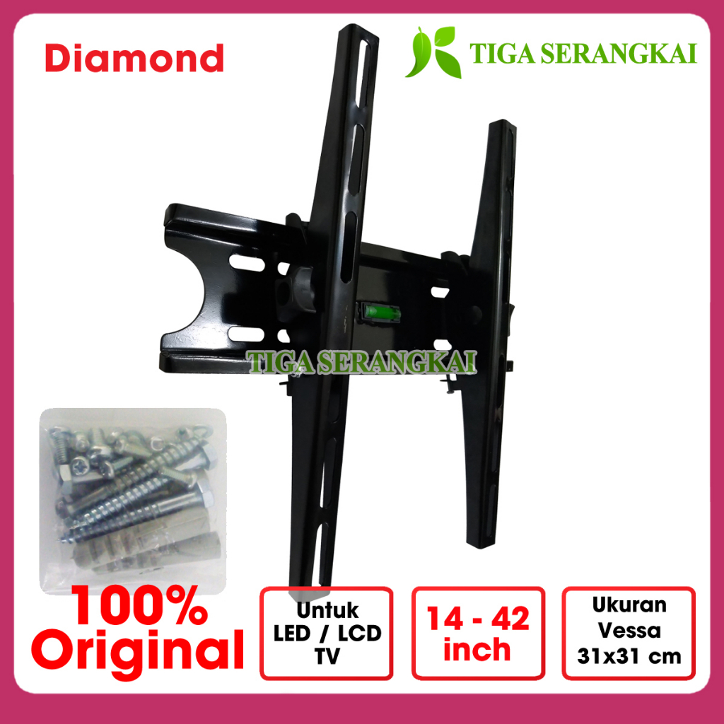 DIAMOND Bracket TV LED/LCD 14-42 inch - Breket TV / Braket TV