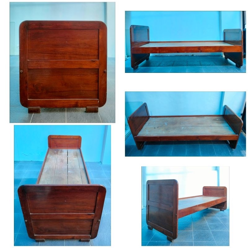 Dipan Kasur Tempat Tidur Kayu Jati