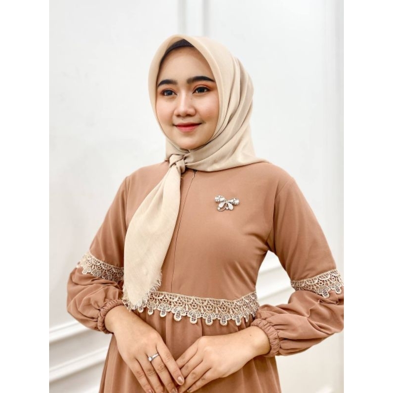 PB Prilly Busana - JASMINE RENDA GAMIS MALAYSIA - DRESS PESTA - GAMIS RENDA