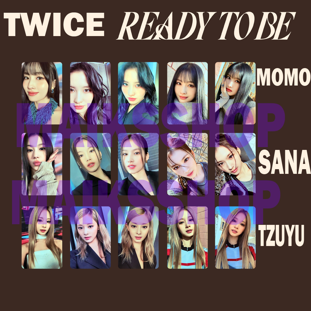 Twice Ready To Be Set Me Free Photo Card Kpop