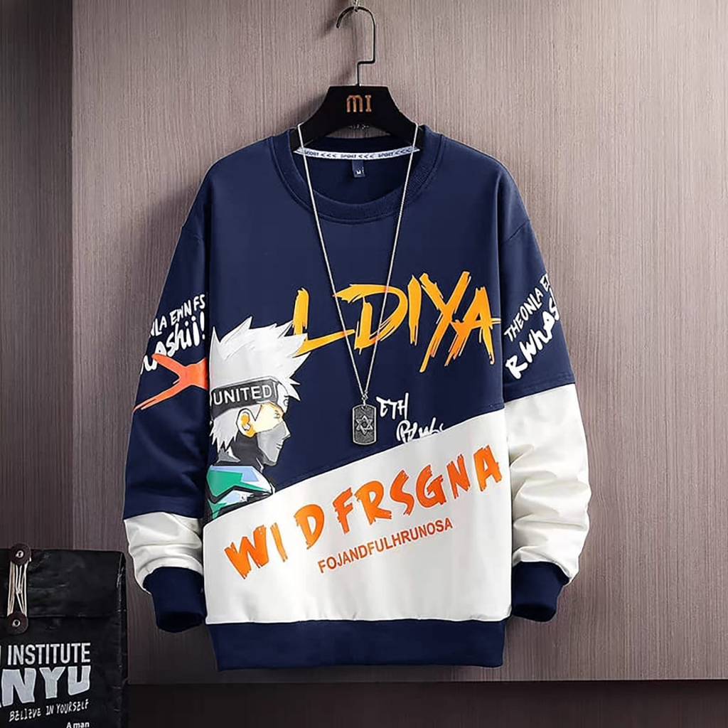 Baju Atasan Kasual Sweater Unity Lengan Panjang Pria