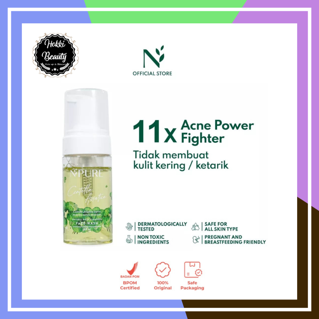 NPURE Face Wash / FOAM CENTELLA ASIATICA (Cica Series)