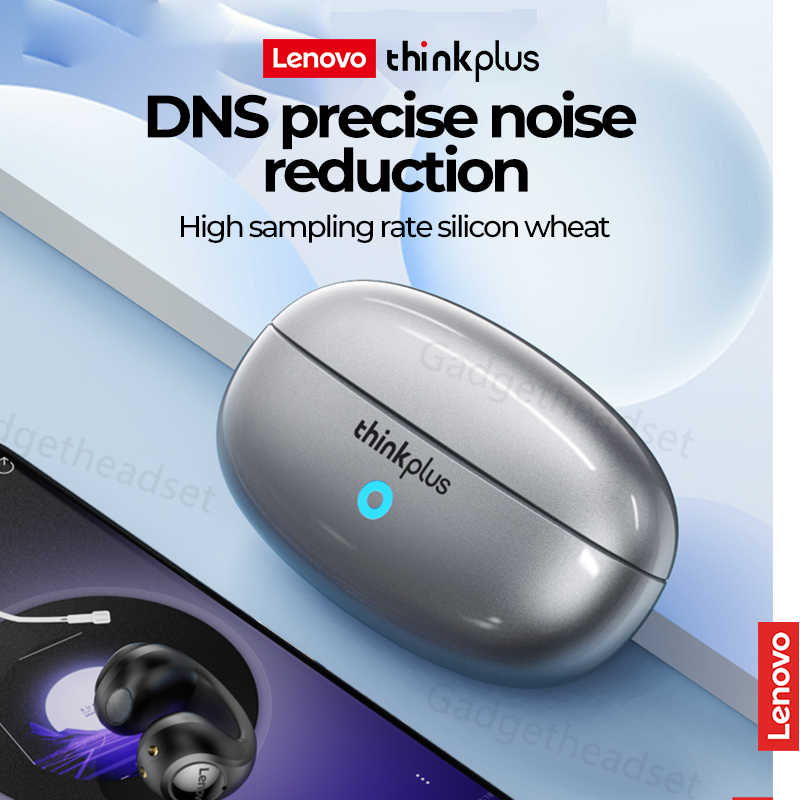 Lenovo Thinkplus XT83II Headset Bluetooth 5.3 Klip Telinga TWS Earphone untuk Android/IOS 100% Ori Dengan Mikrofon