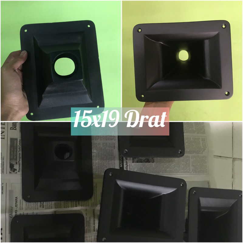 HORN TWEETER/CORONG TWEETER UK 15X19 DRAT ALUMUNIUM