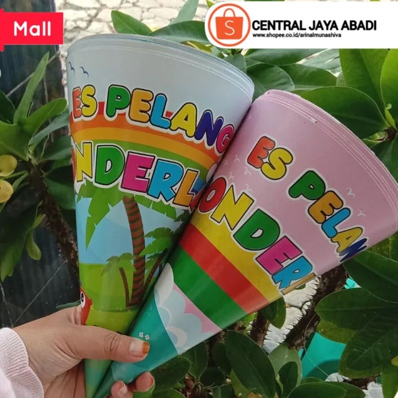 

100 LEMBAR KERTAS ES SALJU VIRAL | BUNGKUS KERTAS ES PELANGI PRODUK TERBARU | KEMASAN ES KAKIGORI BAHAN IVORY PUTIH HIGH QUALITY | CONTONG ES SERUT | ARINA SHIVA GROUP 55