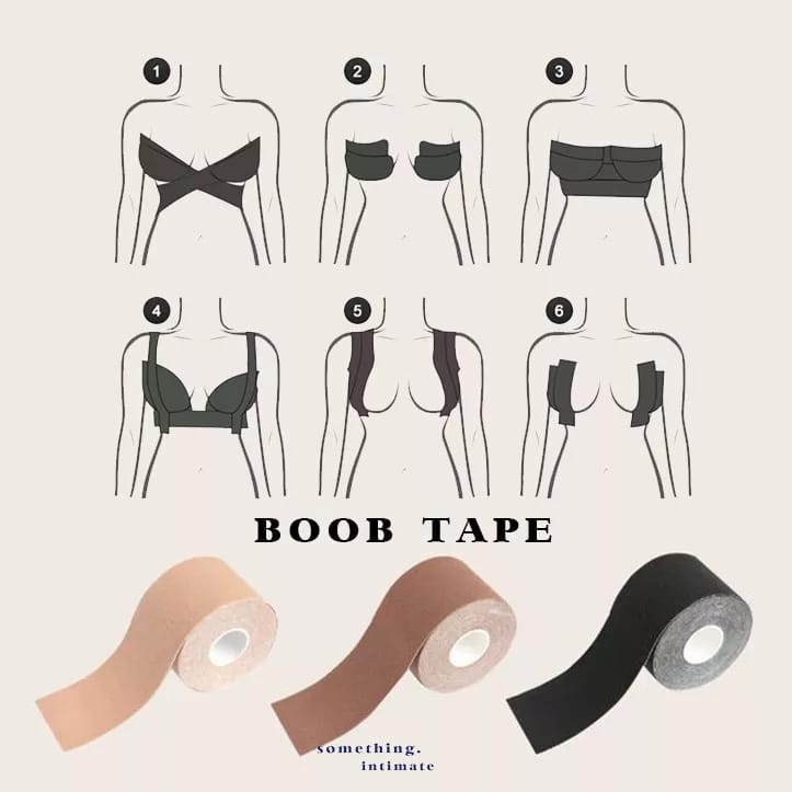 Body Tape Roll Solatip Penutup Pengakat Boob / Body Push Up Bra