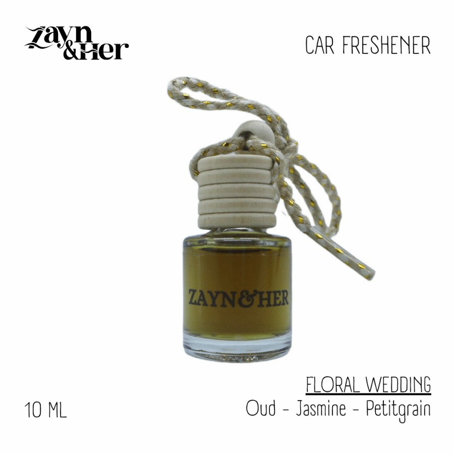 ZAYN&amp;HER Car Freshener | Pengharum Mobil 10 ML - Floral Wedding