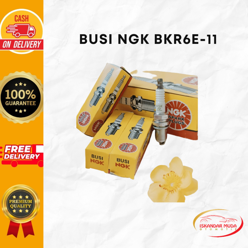 Busi NGK BKR6E-11 mobil 100% ORIGINAL