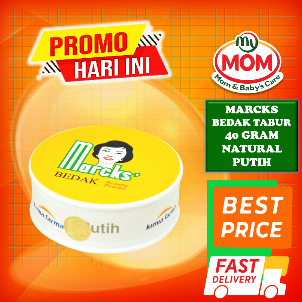 [BPOM] Marcks Bedak Tabur Classic 40gr / Marck's Bedak Tabur Wajah / Loose Powder / MYMOM