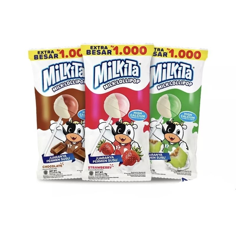 

MURAH!! Milkita Lollipop Permen Susu (1 renceng isi 10 pcs)