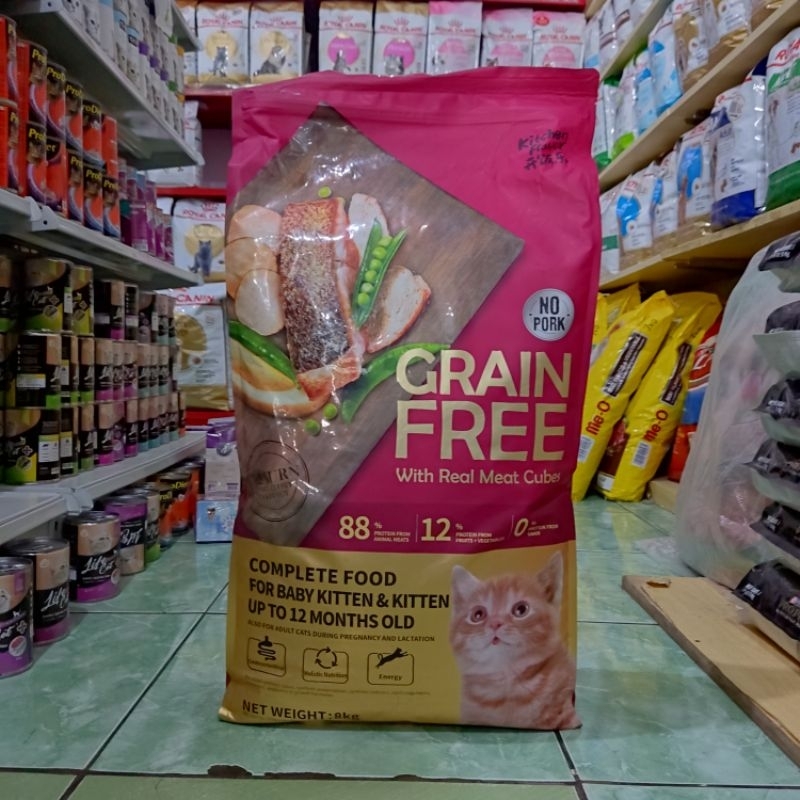 GRAB GOJEK KITCHEN FLAVOR BABY &amp; KITTEN FRESHPACK 8KG - makanan anak kucing