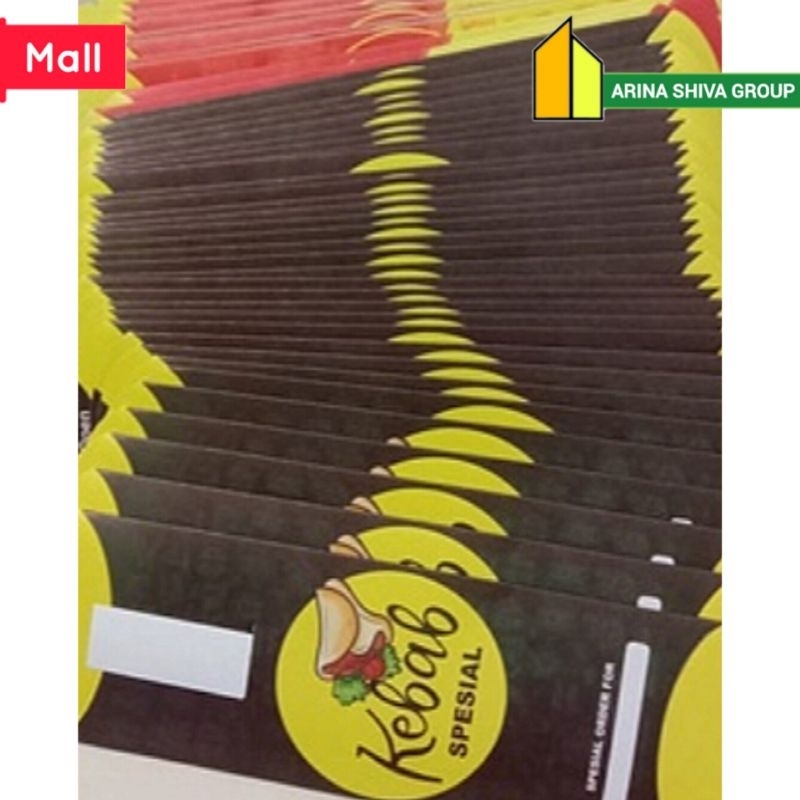 

100 LEMBAR KERTAS KEBAB TARIKAN UKURAN 25 × 9,5 CM HIGH QUALITY PAPER CRAFT TEBAL PRODUK TERBARU | KOTAK KEBAB KEKINIAN | DUS KEBAB VIRAL TIKTOK | KEMASAN KEBAB KEKINIAN | BOX KEBAB VIRAL | ARINA SHIVA GROUP 5995