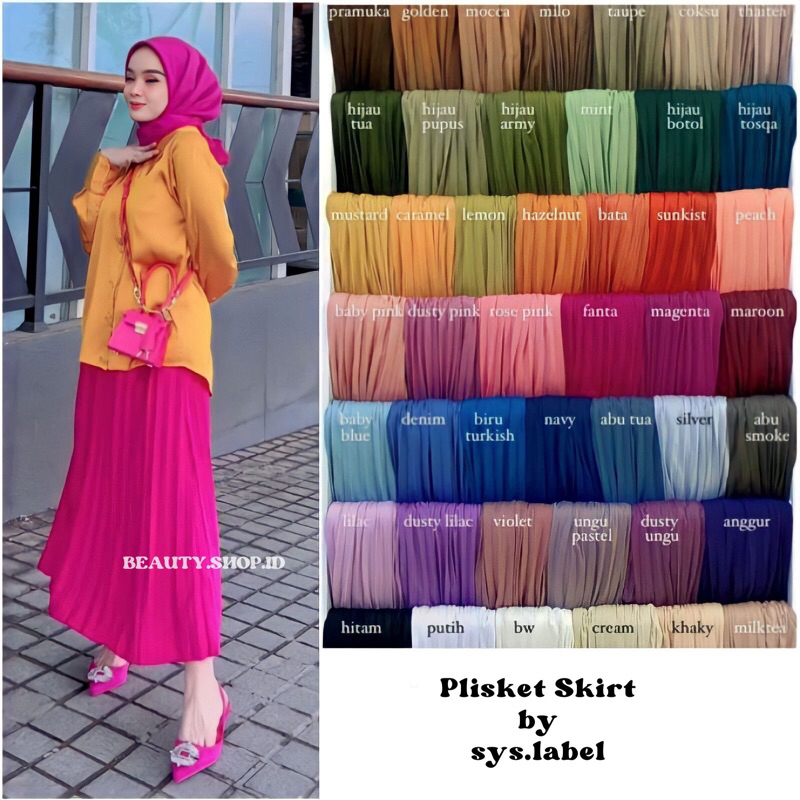 PLEATED SKIRT PREMIUM - ROK PLISKET PREMIUM F3