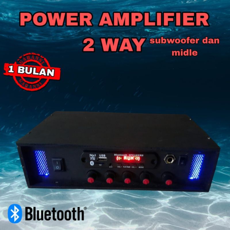 POWER AMPLIFIER 2 WAY SUBWOOFER