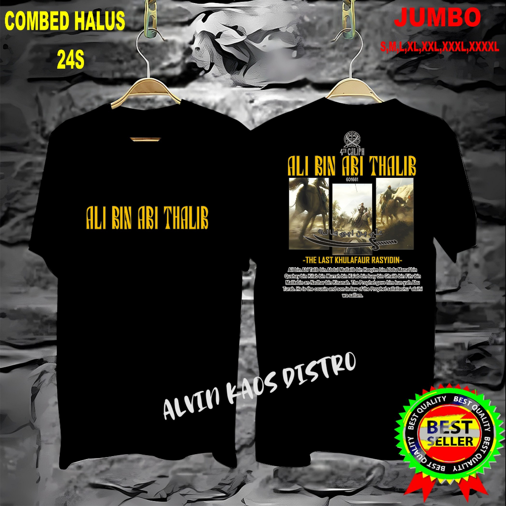 Terviral Kaos DTF db ali bin talib KAOS MURAH  Kaos Putih Hitam Kaos Terlaris No 1 Promo Diskon