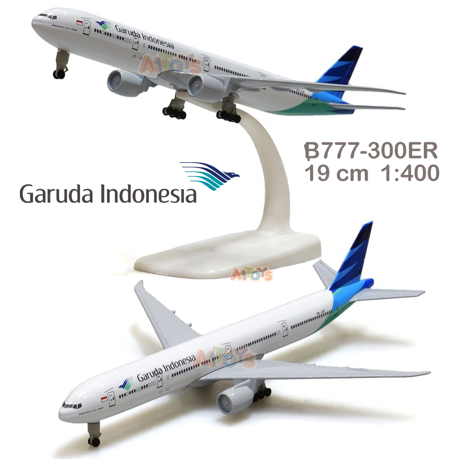 Diecast Pesawat Garuda Indonesia Boeing B777-300ER 19 cm 1:400
