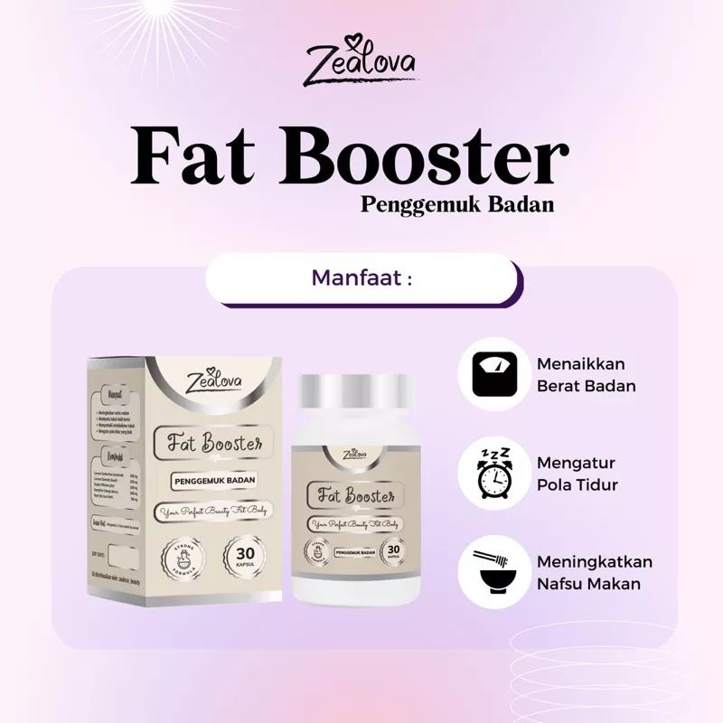 FAT BOOSTER PENGGEMUK BADAN 1 BULAN 30 KAPSUL