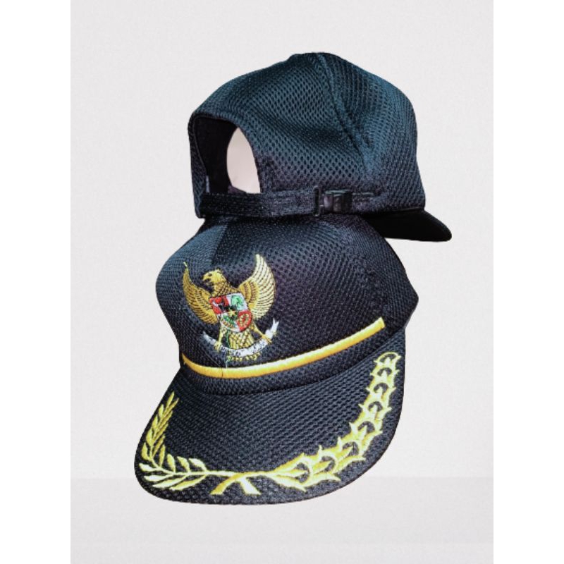 Topi PNS Bordir Garuda || Topi Jarinng || Topi Camat || Topi kepala desa