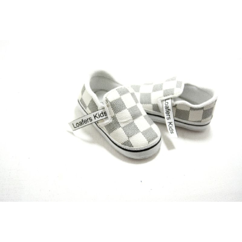 sepatu bayi prewalker slip on catur loafers kids/baby shoes