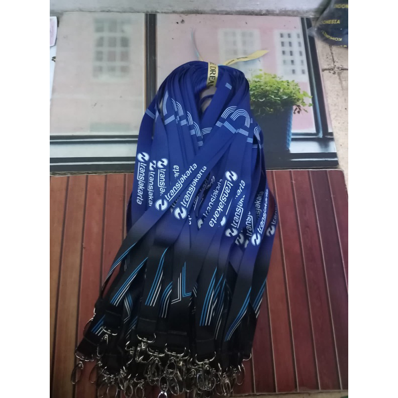 

NEW Name Tag ID Card Holder 2 Sisi Plus Tali ID Card TRANSJAKARTA PRINTING Terbaru PREMIUM