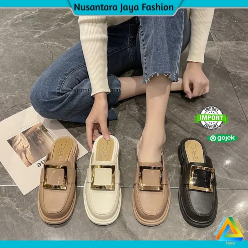 Sandal Flat Wanita CALISTA Fashion Korea Premium Import 2022