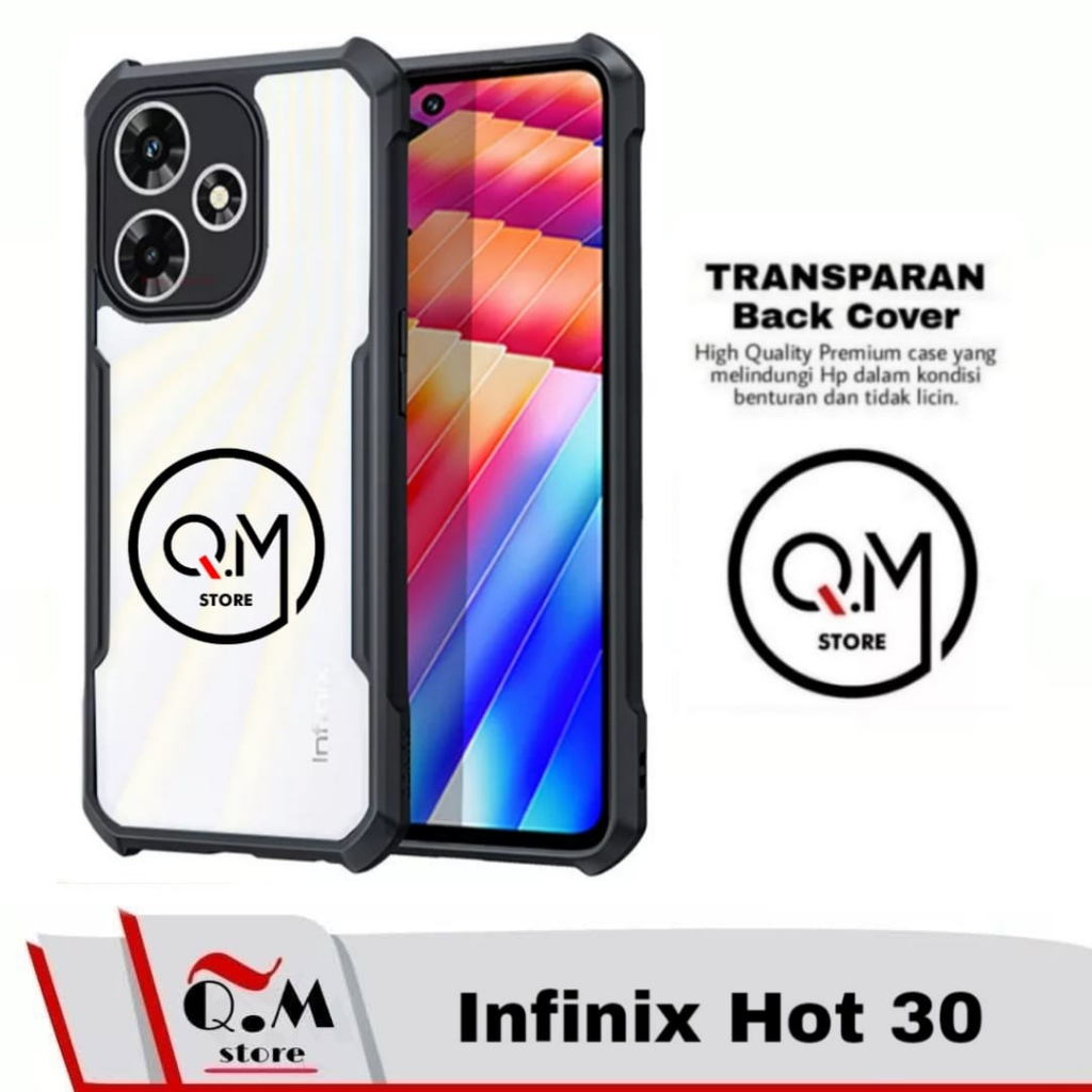 Case Infinix Hot 30 Airbag Shockproof Transparent