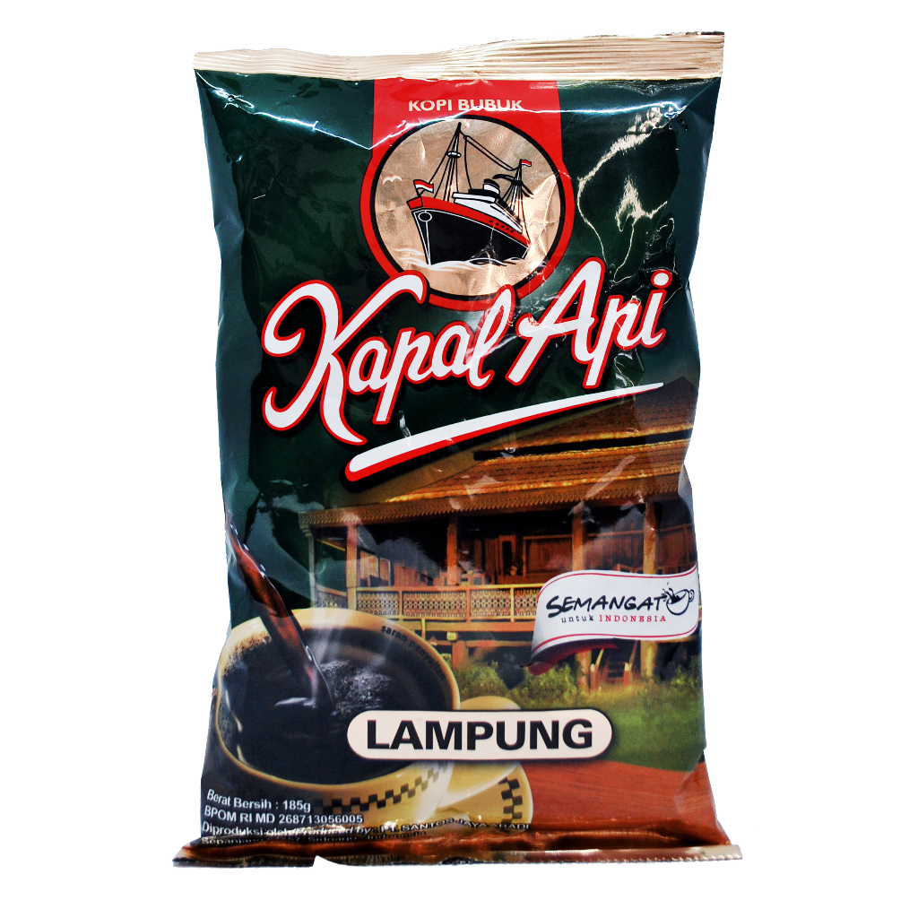 

KOPI HITAM BUBUK KAPAL API LAMPUNG 185 GR